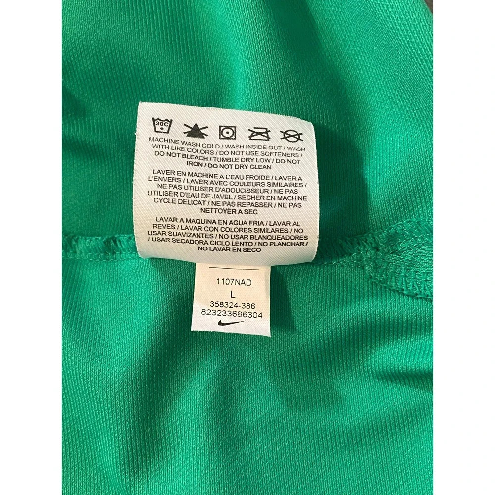 Nike Polo Shirt Sz L Kelly Green Nike Golf Dri-FIT Short Sleeve Solid Activewear